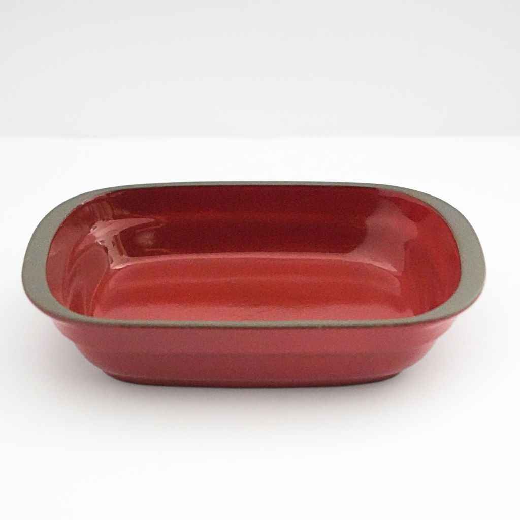 Ceramic Rectangular Oven Dish - Red