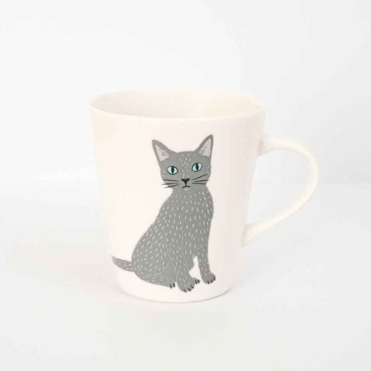 Japanese Porcelain Cat Mug
