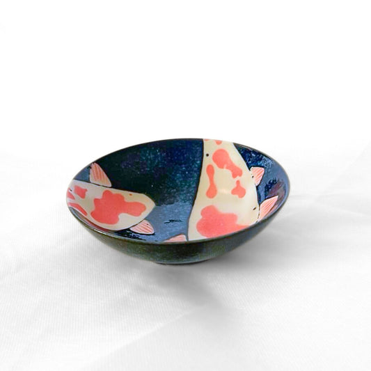 Japanese Koi Fish Side Bowl