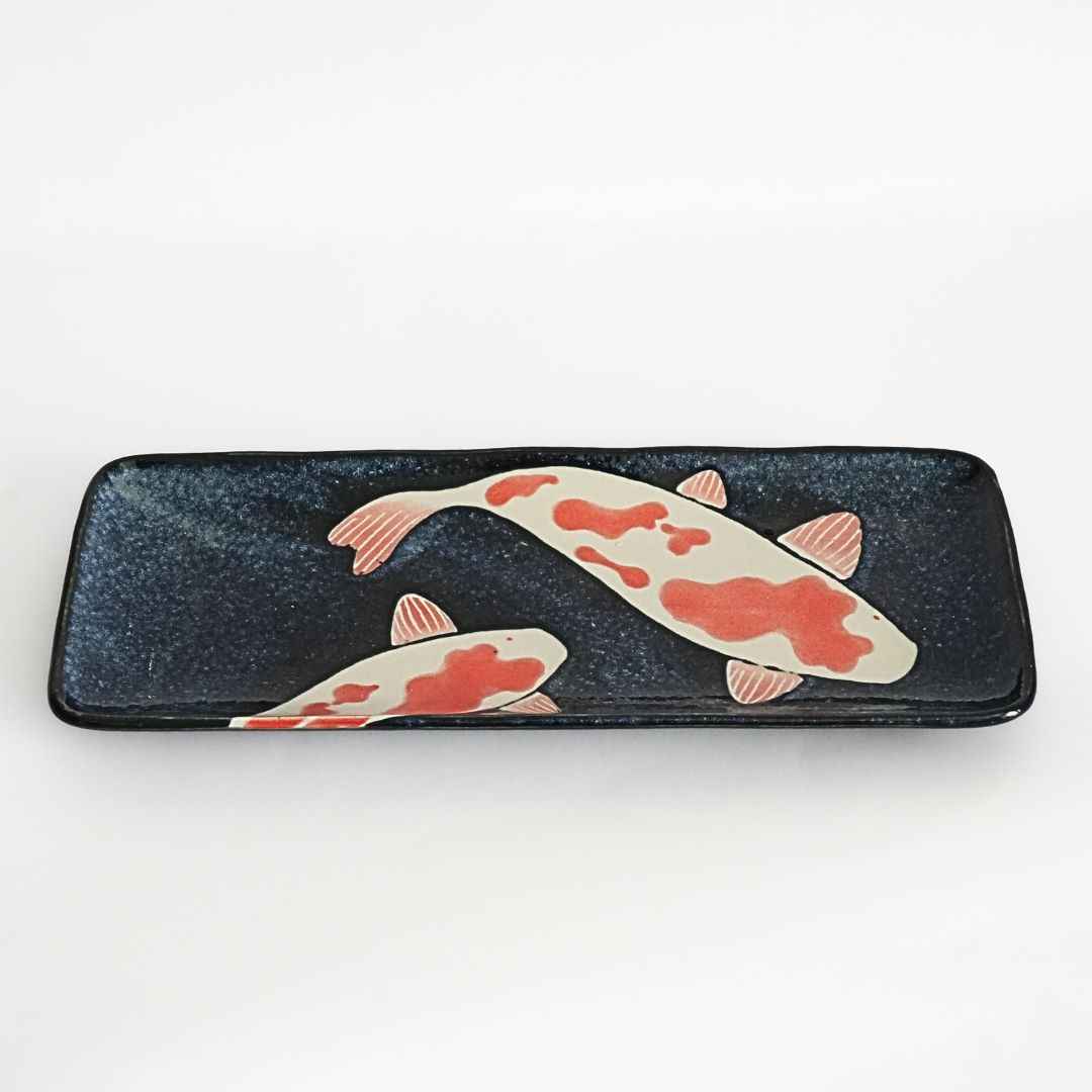 Japanese Koi Fish Serving Platter