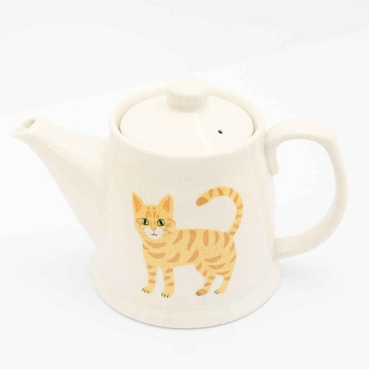 Japanese Porcelain Cat Teapot
