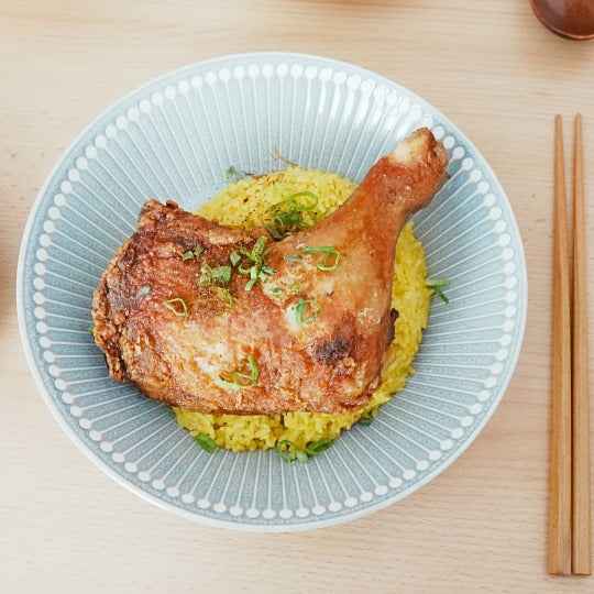 Mino Ware Jugusa Salad Bowl