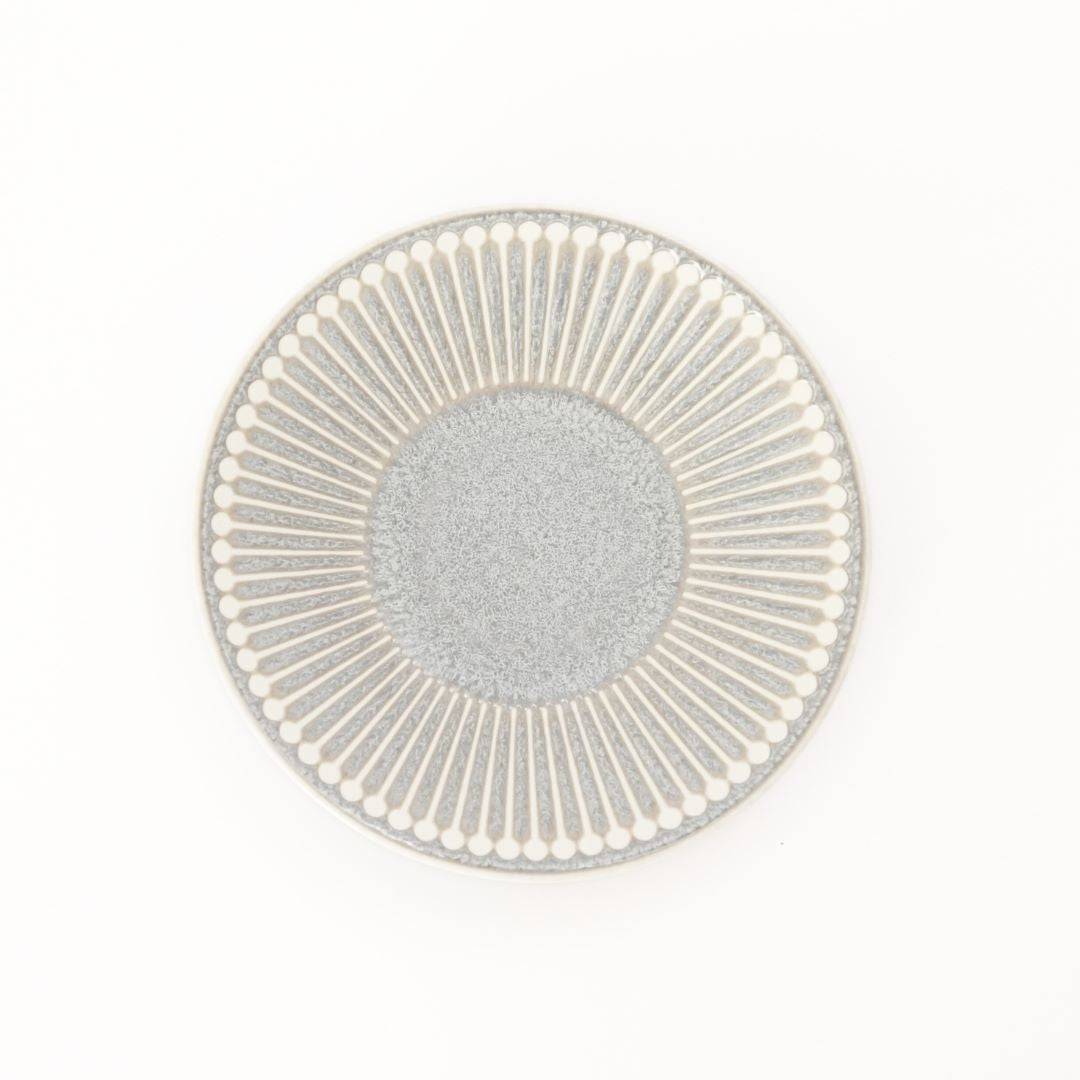 Mino Ware Jugusa Side Plate - grey