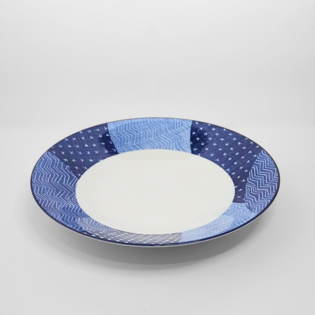 Mino Ware Sky Ceramic DInner Plate - side