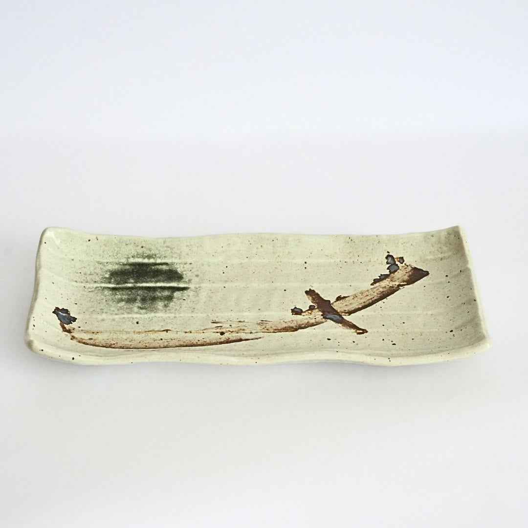 Miyama Namifuchi Japanese Rectangular Serving Platter
