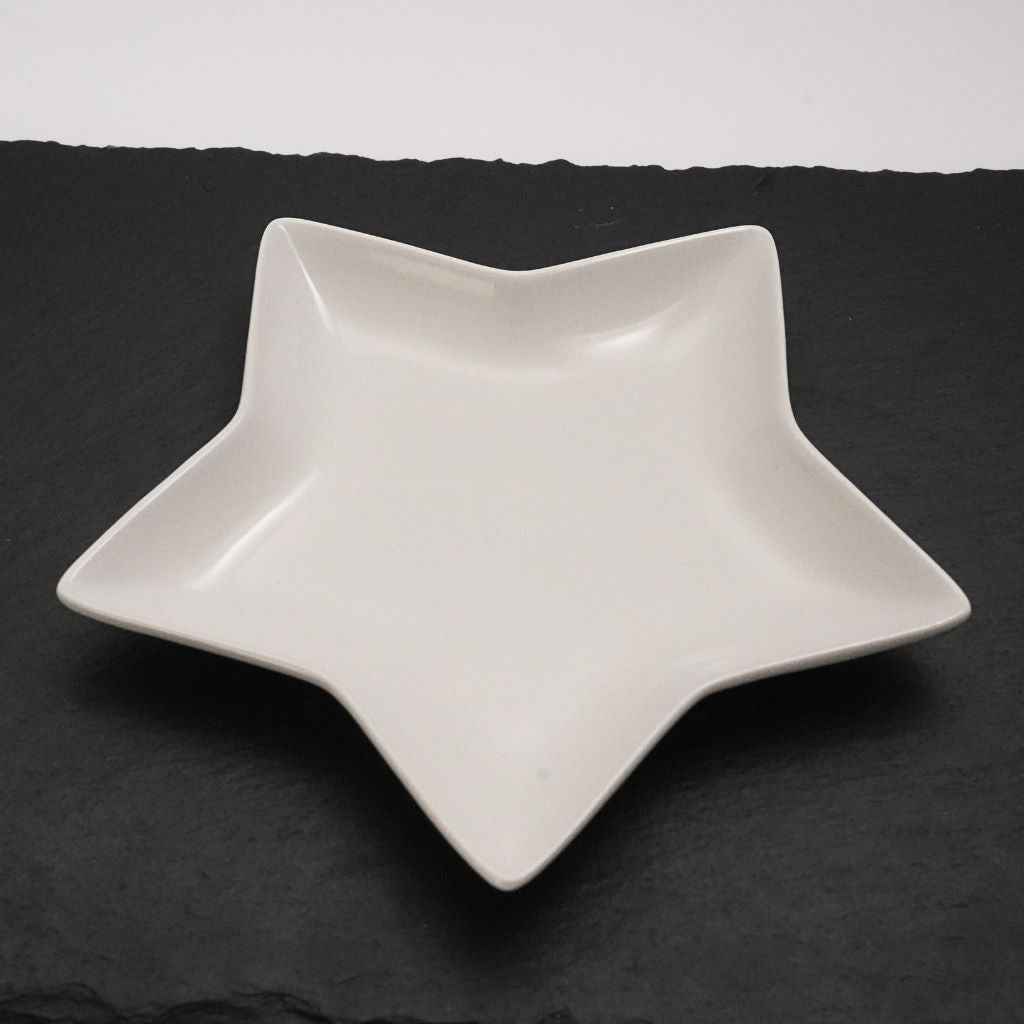 Star Shaped Porcelain Medium Plate