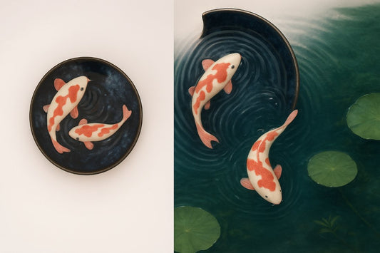 Japanese Koi Tableware: Setting a Story at the Table