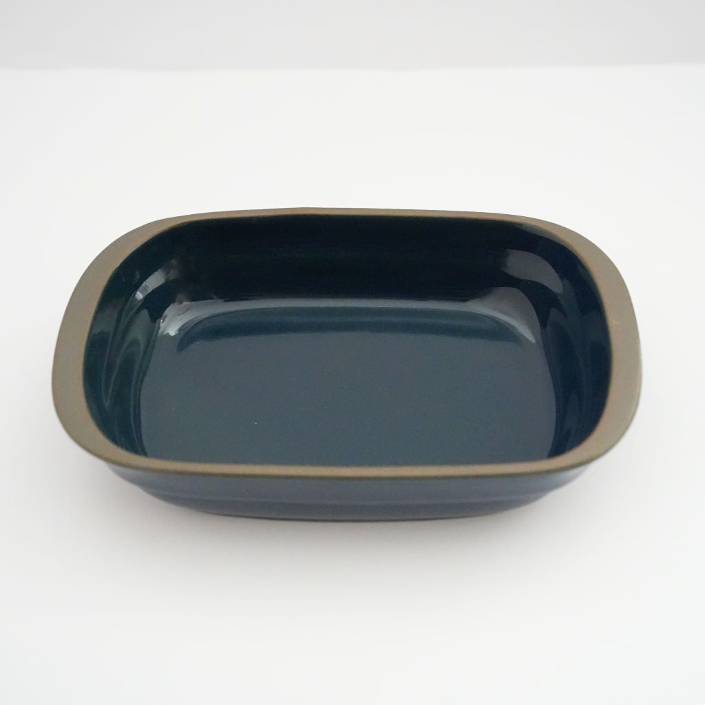 Ceramic Rectangular Oven Dish - Navy Blue