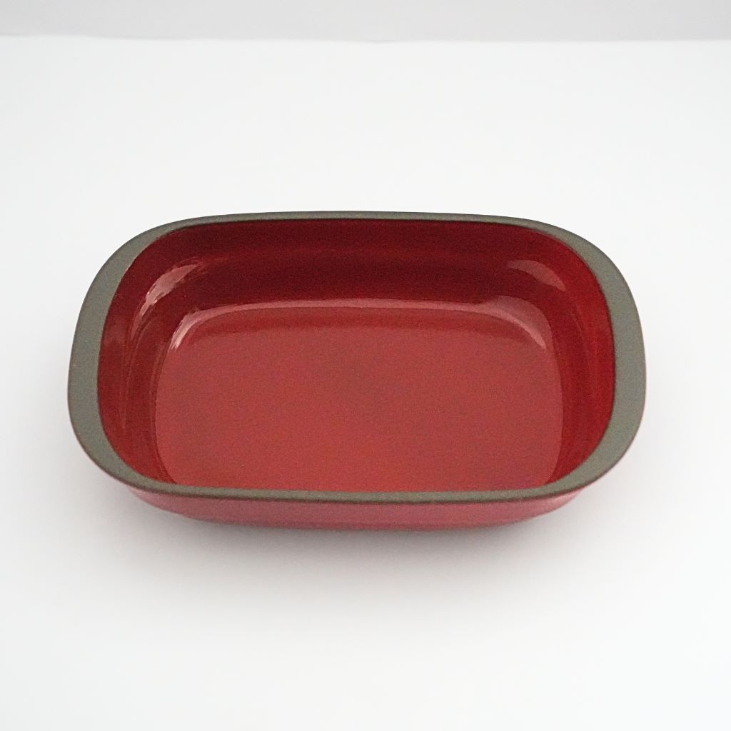 Ceramic Rectangular Oven Dish - Red