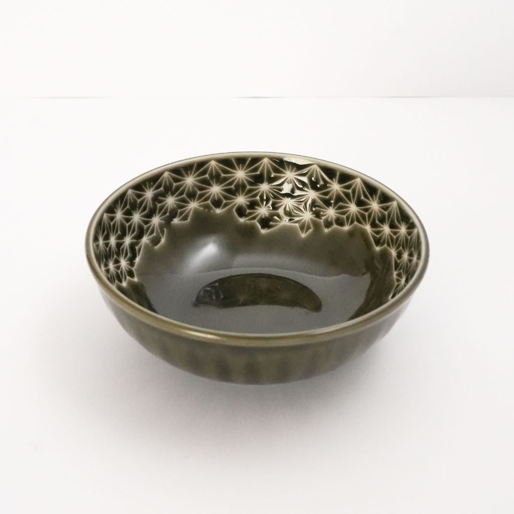 Hemp Leaf Side Dish Bowl - Green