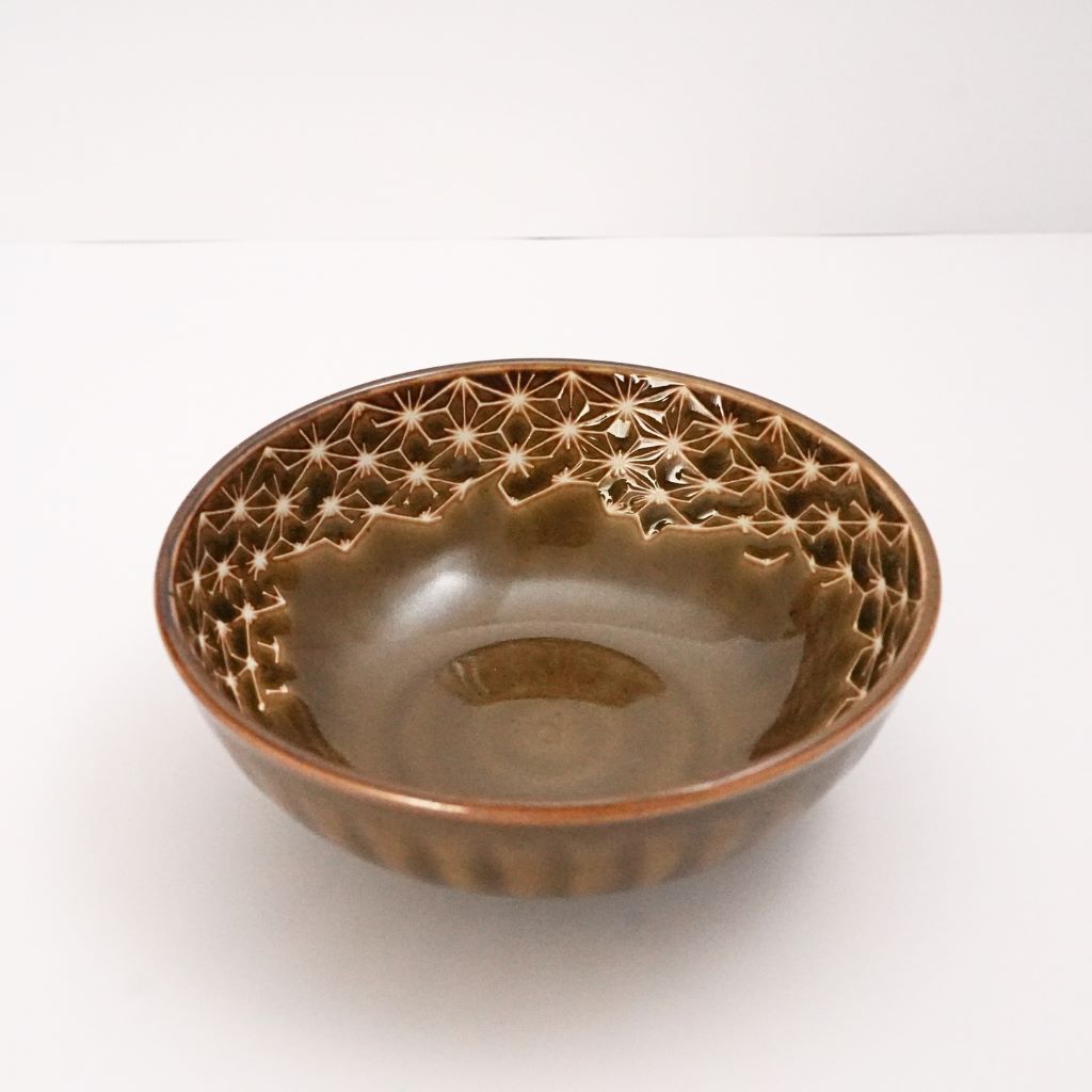 Hemp leaf Side Dish Bowl - Light Brown