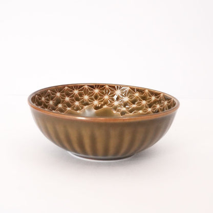 Hemp leaf Side Dish Bowl - Light Brown - side2