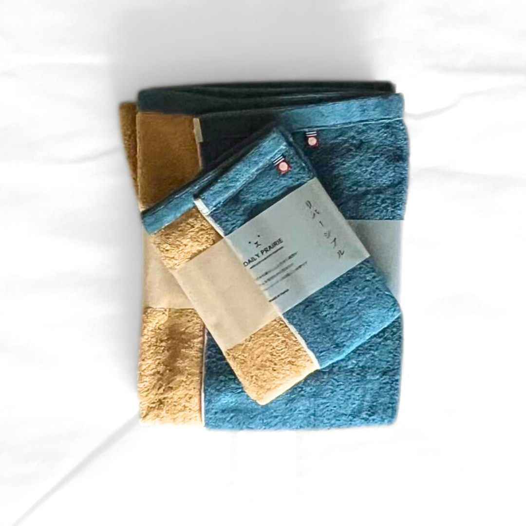 Imabari Two-Toned Towel Set
