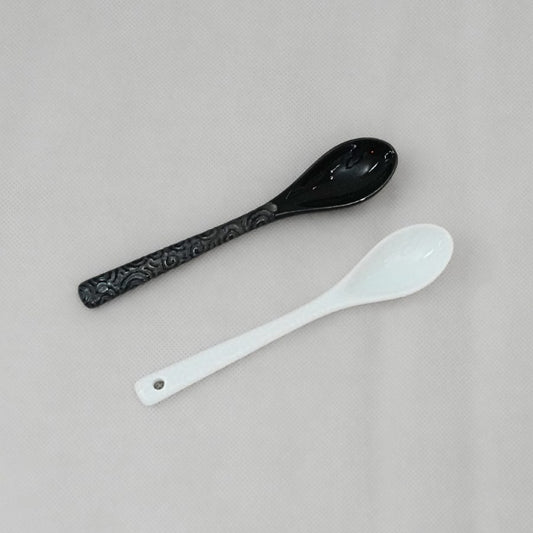 Japanese Karakusa Pattern Porcelain Tea Spoon