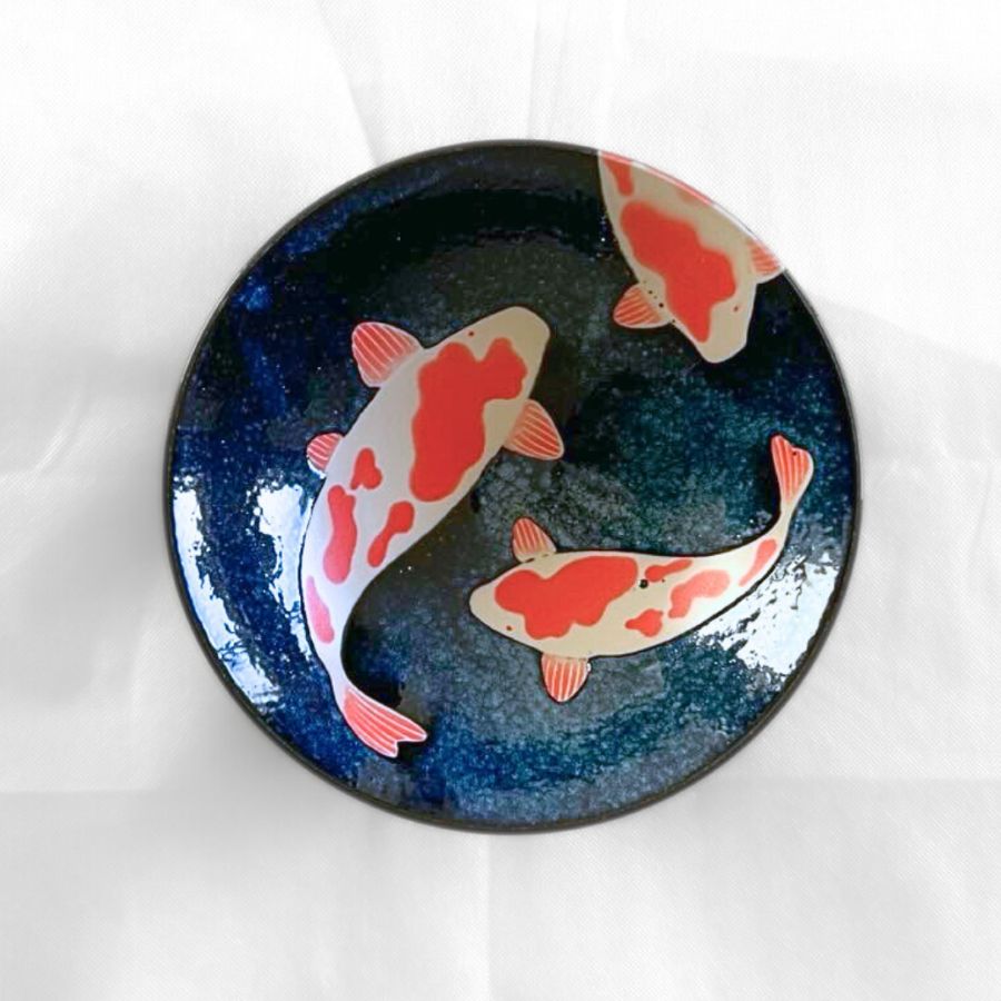 Japanese Koi Fish Salad Bowl - topa - Hey Soul Hugs