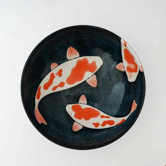 Japanese Koi Fish Ramen Bowl