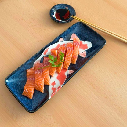 Japanese Koi Fish Serving Platter-food