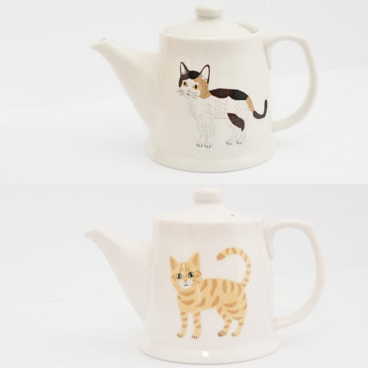 Japanese Porcelain Cat Teapot