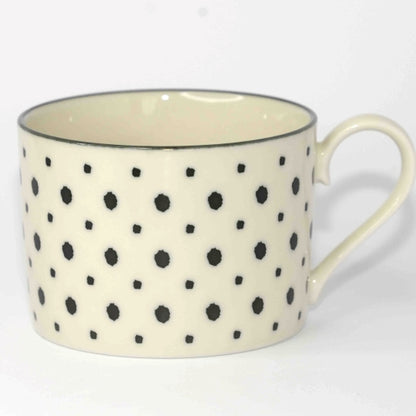 Komon Japanese Ceramic Tea Set polka dot coffee mug