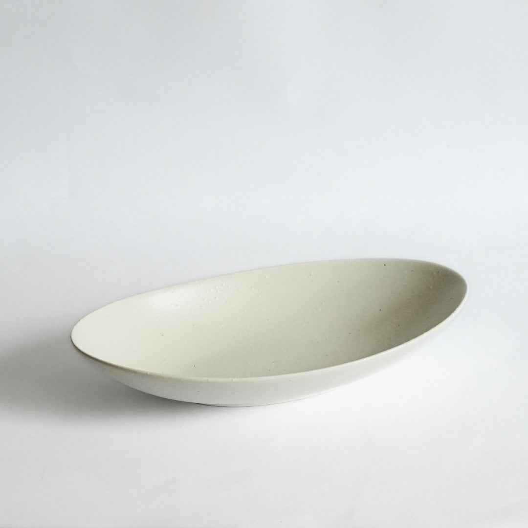 Mino Ware Main Dish Oval Bowl