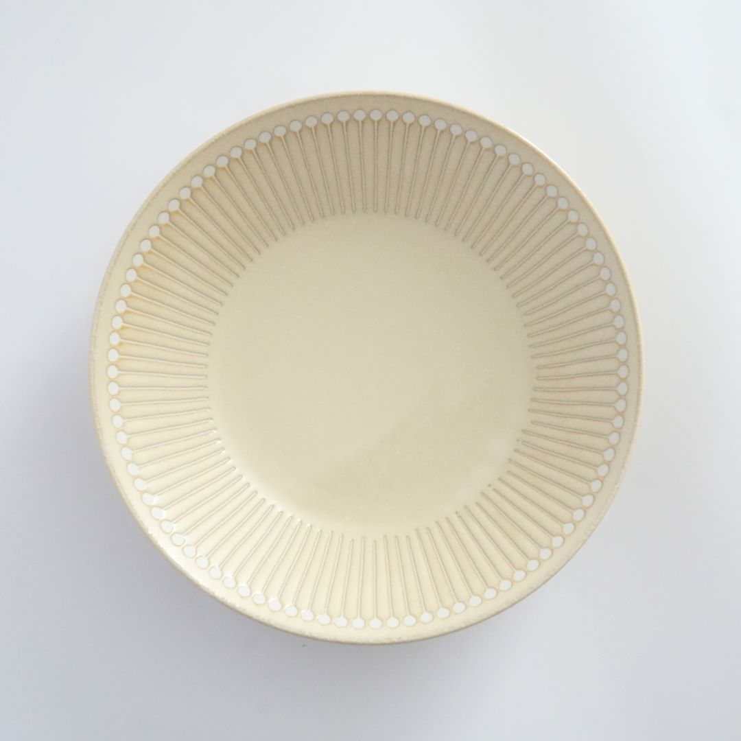 Mino Ware Jugusa Salad Bowl - beige