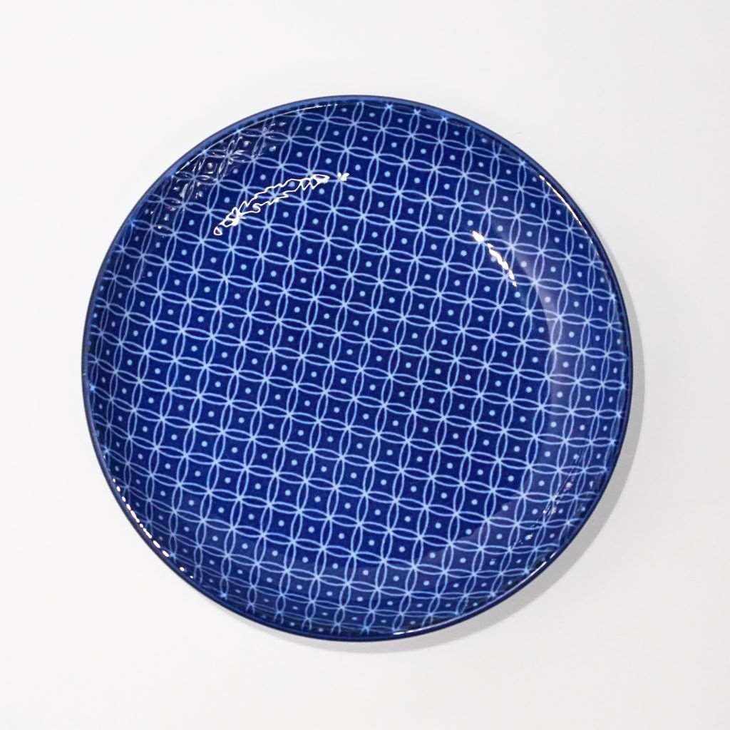 Mino Ware Shippo Pattern Small Plate