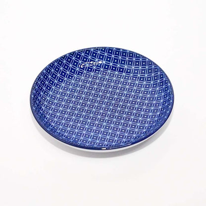 Mino Ware Shippo Pattern Small Plate - top