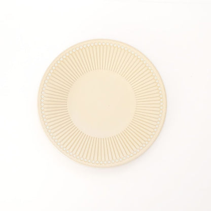 Mino ware Jugusa Dinner Plate - beige