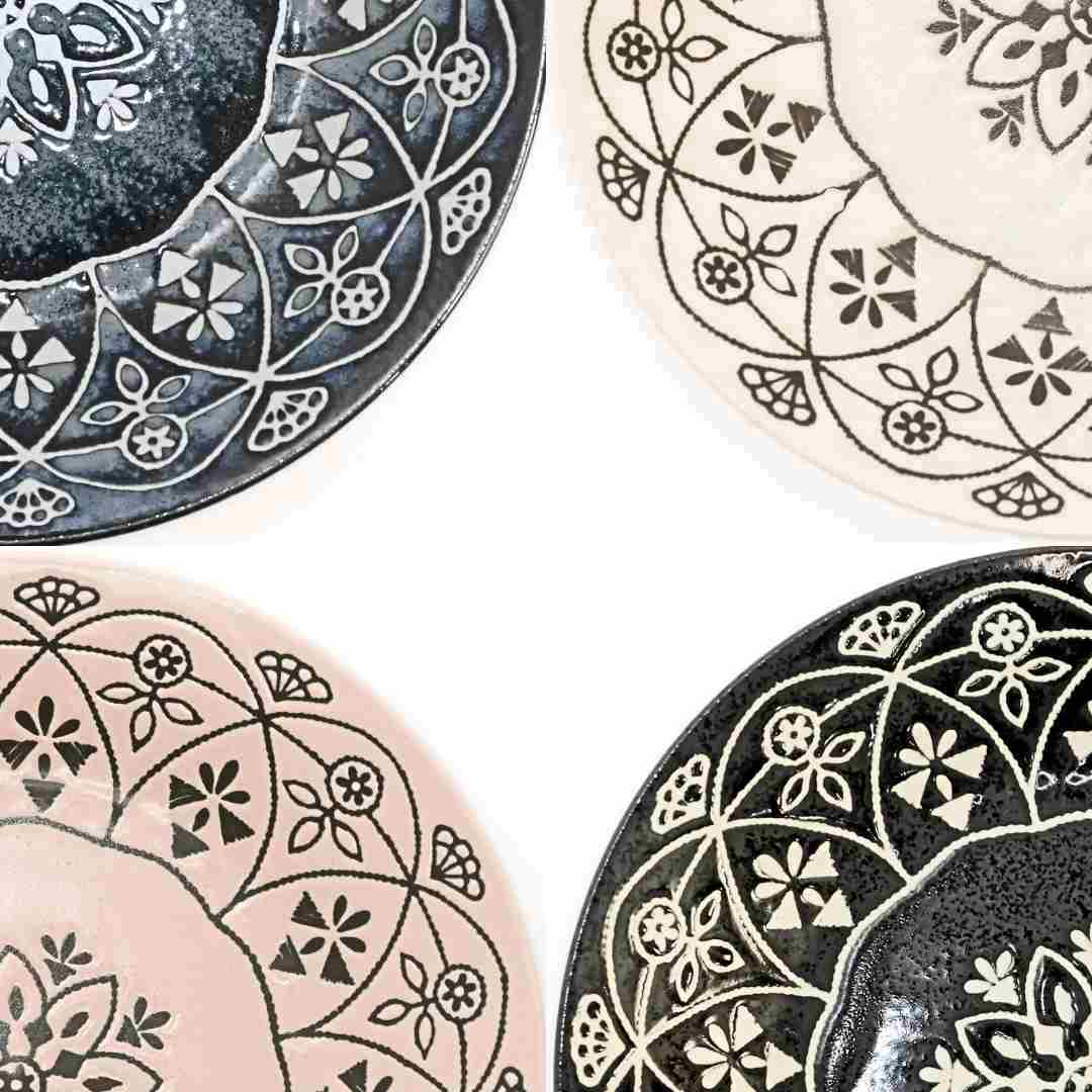 Moroccan Style Ceramic Dinner Plate