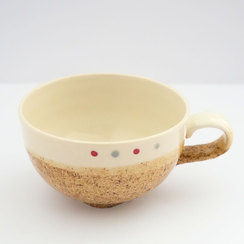 Polka Dot Mug Set brown