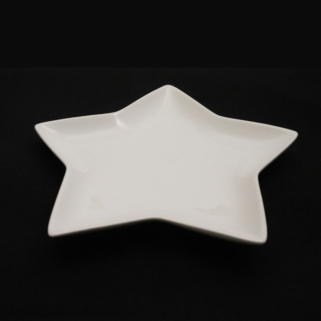 Star-shaped Porcelain Plate (Large) - side