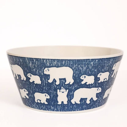 White Bear Ceramic Soup Bowl